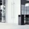 Bica Model 711 Waste bin 100 ltr. Black anthracite