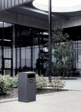 Bica Model 711 Waste bin 100 ltr. Black anthracite