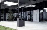 Bica Model 712 Waste sorting 2x100 ltr. Black anthracite
