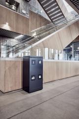 Bica Model 951 Waste sorting 2x45 ltr. With shelves Anthracite