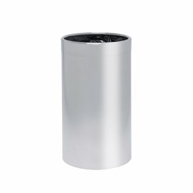 Bica Model 255 Waste bin 60 ltr. Brushed steel