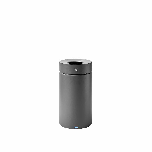 Bica Model 5072 Waste bin 75 L Open top Black anthracite