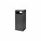 Bica Model 5078 Waste bin 100 ltr. With ashtray Black anthracite