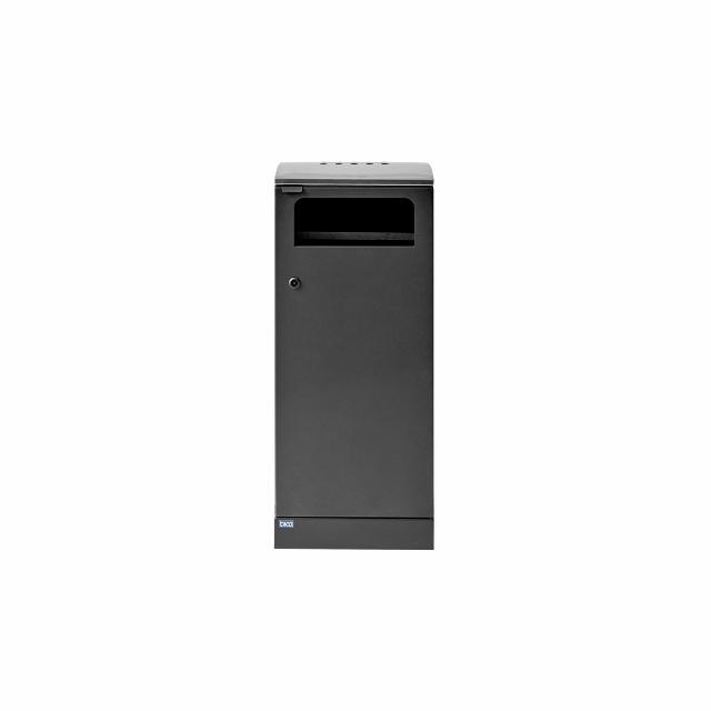 Bica Model 5079 Waste bin 100 ltr. With ashtray Black anthracite