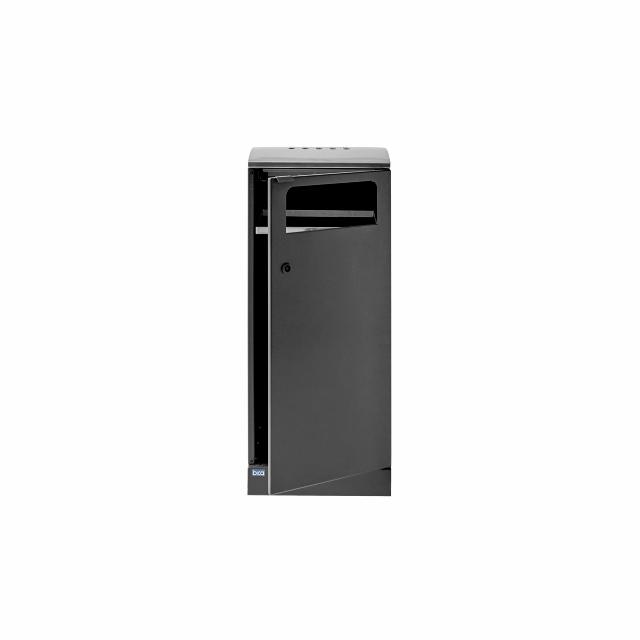 Bica Model 5079 Waste bin 100 ltr. With ashtray Black anthracite