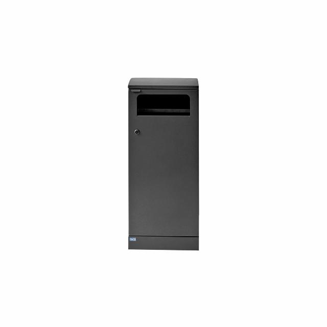 Bica Model 711 Waste bin 100 ltr. Black anthracite