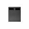 Bica Model 712 Waste sorting 2x100 ltr. Black anthracite