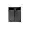 Bica Model 712 Waste sorting 2x100 ltr. Black anthracite