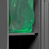 Bica Model 868 Waste sorting 3x65 ltr. Open inputs Anthracite
