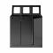 Bica Model 868 Waste sorting 3x65 ltr. Open inputs Anthracite