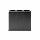 Bica Model 870 Waste sorting 3x45 ltr. Open inputs Anthracite