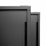 Bica Model 874 Waste sorting 2x65 ltr. Lid/open input Anthracite