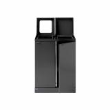 Bica Model 886 Waste sorting 2x45 ltr. Lid/open input Anthracite