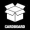Pictogram Cardboard 15x15 cm Outline cut White