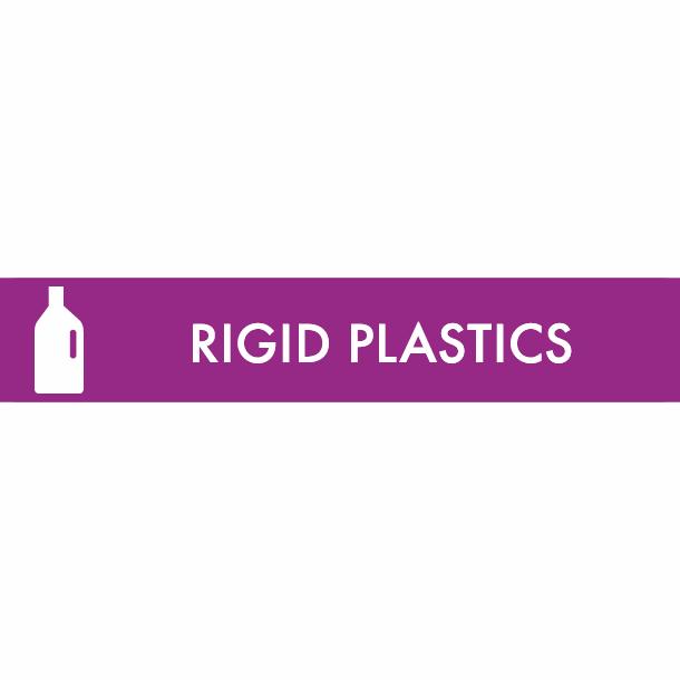 Pictogram Rigid plastics 16x3 cm Magnetic Purple