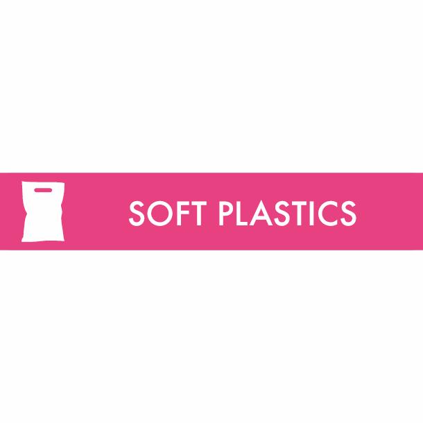 Pictogram Soft plastics 16x3 cm Magnetic Pink