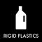 Pictogram Rigid Plastics 12x12 cm Magnetic Black