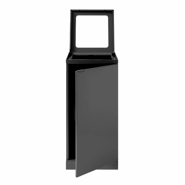 Bica Model 231 Waste bin 120 liters Open input Anthracite