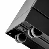 Bica Model 618 Waste Sorting 1x65 + 1x95 Liter Open Inputs Anthracite