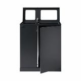 Bica Model 618 Waste Sorting 1x65 + 1x95 Liter Open Inputs Anthracite