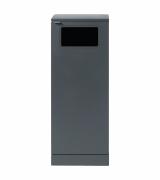 Bica Model 621 Waste bin 90 liters Light anthracite Open input