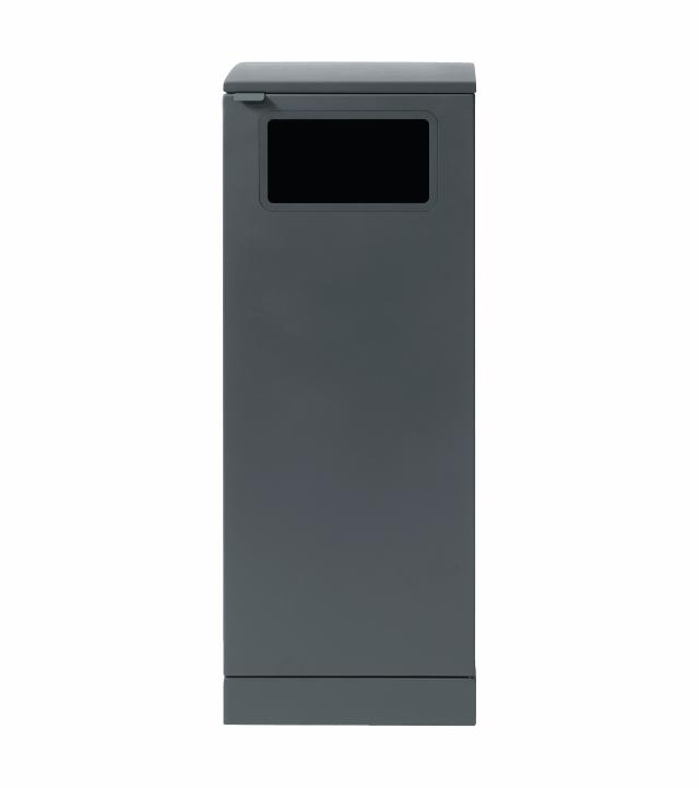 Bica Model 621 Waste bin 90 liters Light anthracite Open input