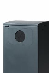 Bica Model 622 Waste bin 90 liters Light anthracite Double bottle input