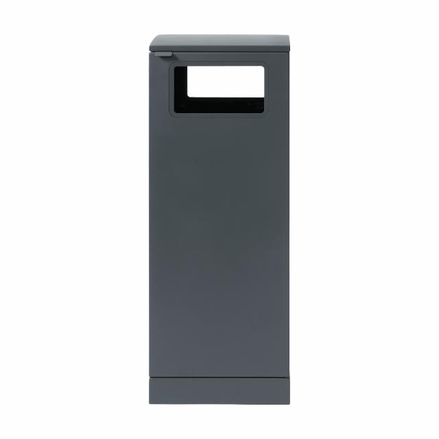 Bica Model 623 Waste bin 90 liters Light anthracite Double open input