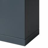Bica Model 623 Waste bin 90 liters Light anthracite Double open input
