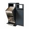 Bica Model 623 Waste bin 90 liters Light anthracite Double open input