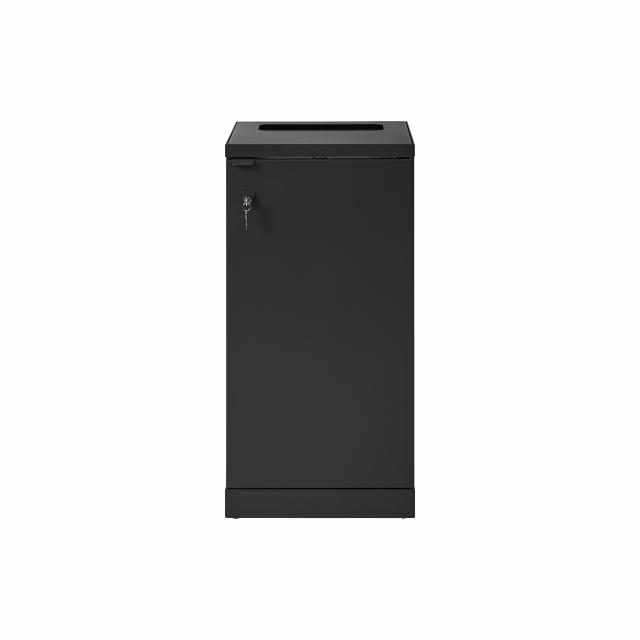 Bica Model 824 Waste bin 95 ltr. Refundable with lock Anthracite