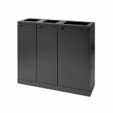 Bica Model 829 Waste sorting 2x65 + 1x95 ltr. Open inputs Antracite