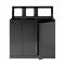 Bica Model 829 Waste sorting 2x65 + 1x95 ltr. Open inputs Antracite