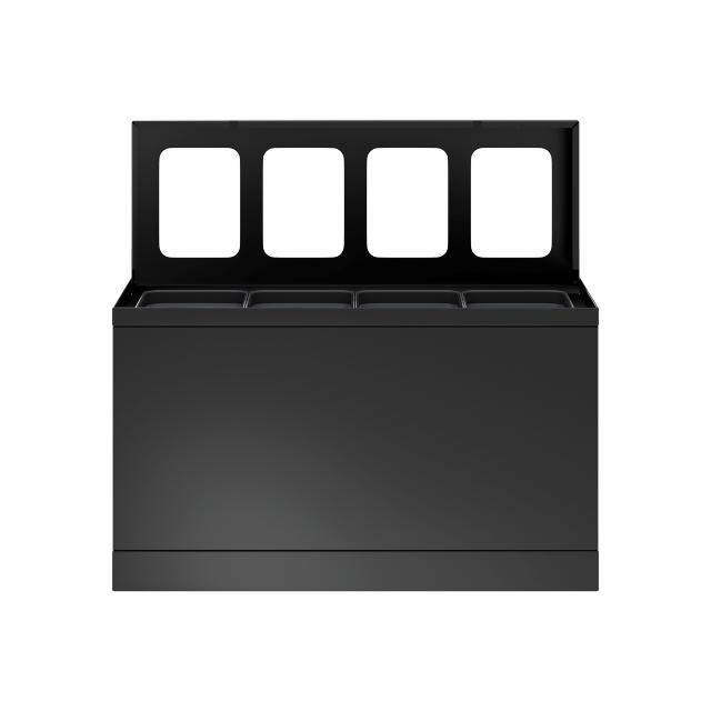 Bica Model 831 Waste sorting 4x10 liter Open inputs Anthracite