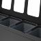 Bica Model 831 Waste sorting 4x10 liter Open inputs Anthracite