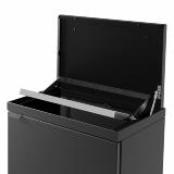 Bica Model 854 Waste bin 95 ltr. Lid Anthracite
