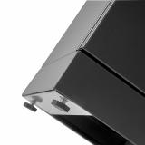 Bica Model 859 Waste bin 95 ltr. Automatic closing Anthracite