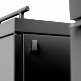 Bica Model 862 Waste bin 65 ltr. Round input Anthracite