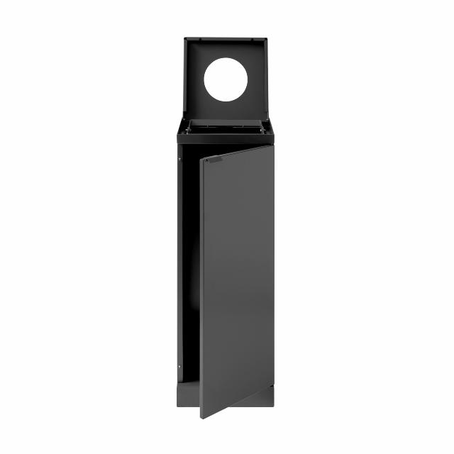 Bica Model 862 Waste bin 65 ltr. Round input Anthracite
