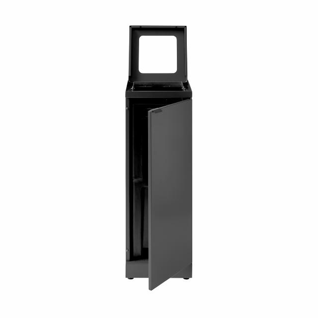 Bica Model 863 Waste bin 65 ltr. Open input Anthracite