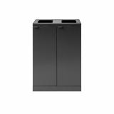 Bica Model 867 Waste sorting 2x65 ltr. Open inputs Anthracite