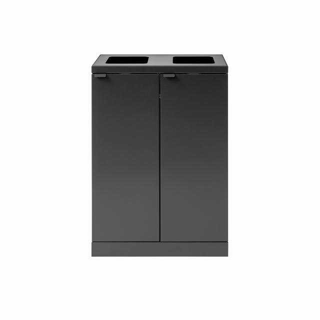 Bica Model 867 Waste sorting 2x65 ltr. Open inputs Anthracite