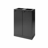 Bica Model 867 Waste sorting 2x65 ltr. Open inputs Anthracite