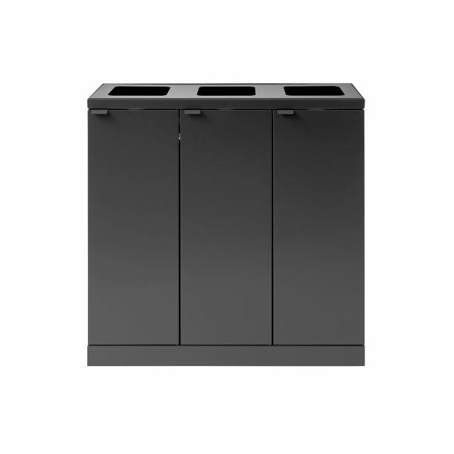 Bica Model 868 Waste sorting 3x65 ltr. Open inputs Anthracite
