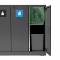 Bica Model 868 Waste sorting 3x65 ltr. Open inputs Anthracite