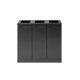 Bica Model 870 Waste sorting 3x45 ltr. Open inputs Anthracite