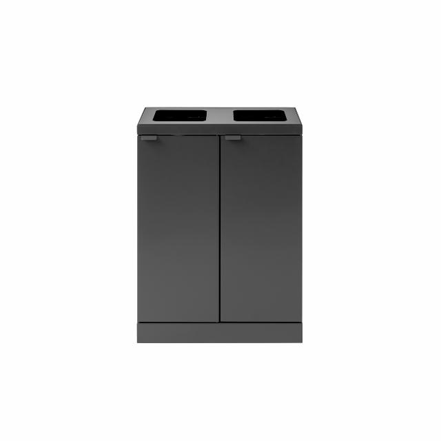 Bica Model 871 Waste sorting 2x45 ltr. Open inputs Anthracite