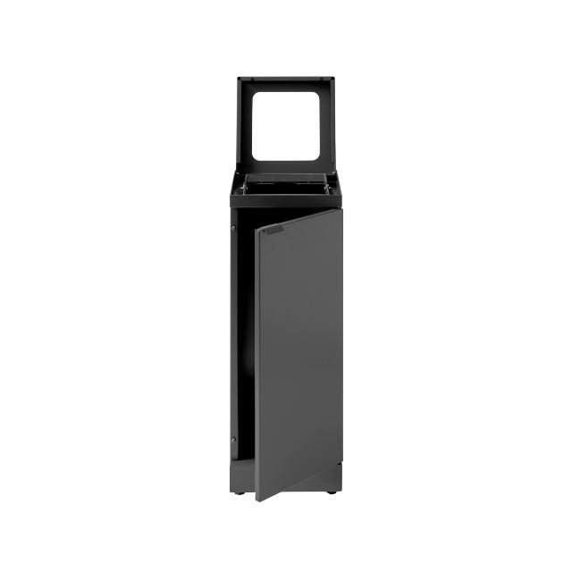 Bica Model 872 Waste bin 45 ltr. Open input Anthracite