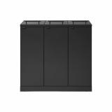 Bica Model 876 Waste sorting 3x65 ltr. Lids Anthracite
