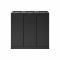 Bica Model 876 Waste sorting 3x65 ltr. Lids Anthracite